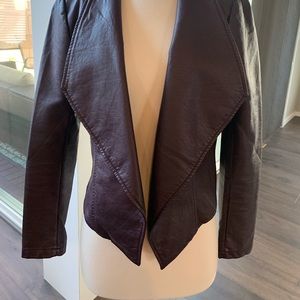Drape Front Jacket